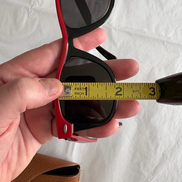 Vintage RAY BAN - WAYFARER II Red & Black Classic Sunglasses Prescription \'00\'s main image 11
